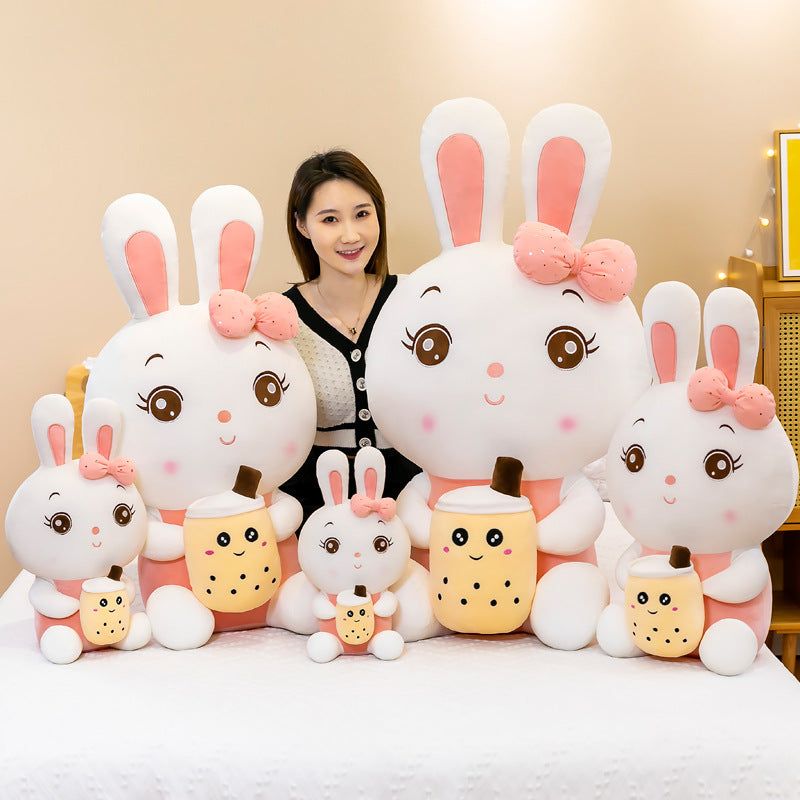 image-Rabbit Plush Toy Doll - 110cm Soft Fleece