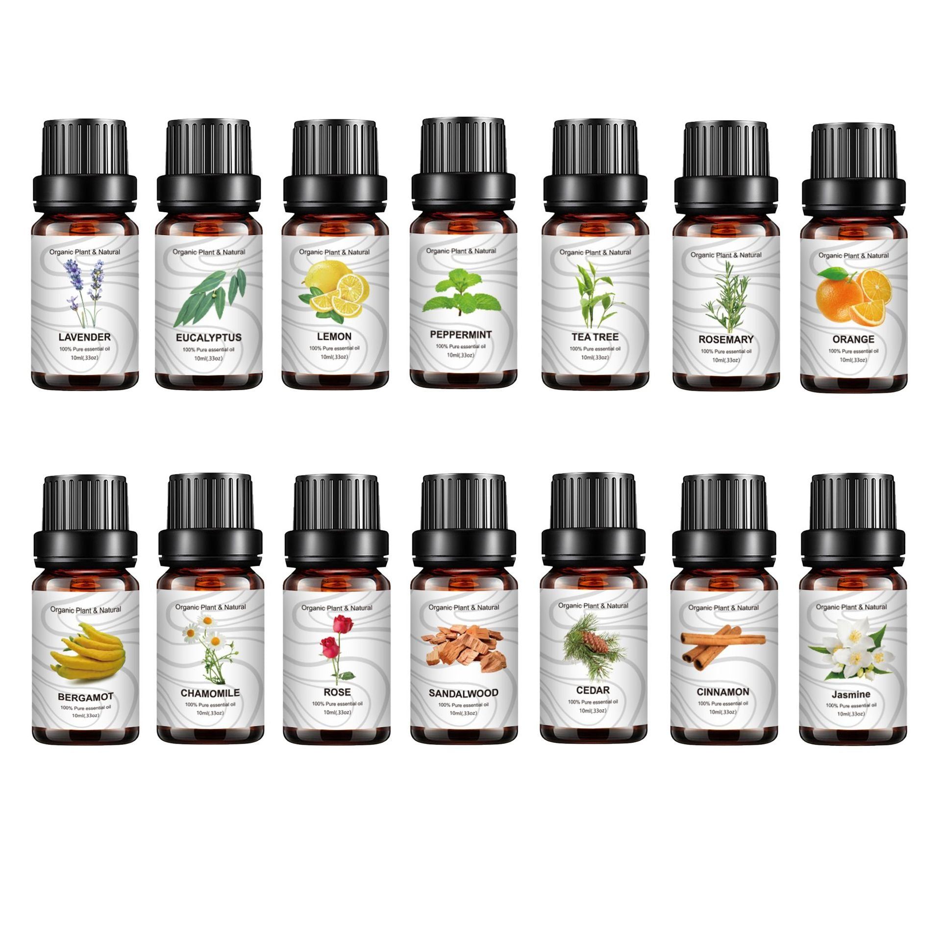 image-Essential Oil Set 14-Piece 10ml Multi-Bottle