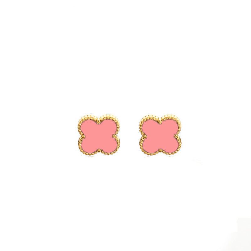 image-Four-Leaf Clover 18k Gold Plated Jewelry Set
