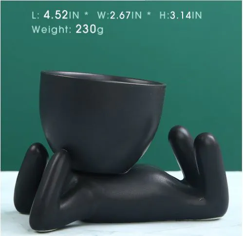 image-Sanwuxuan Nordic Ceramic Succulent Pot