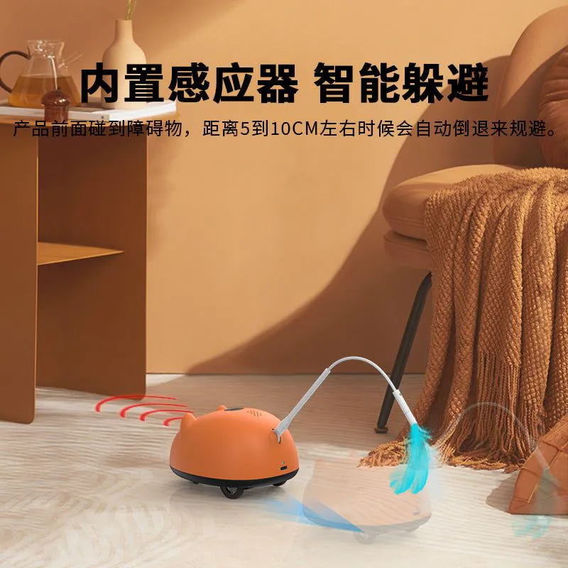 image-Electric Cat Toy Mouse - Smart Sensor Obstacle Avoidance