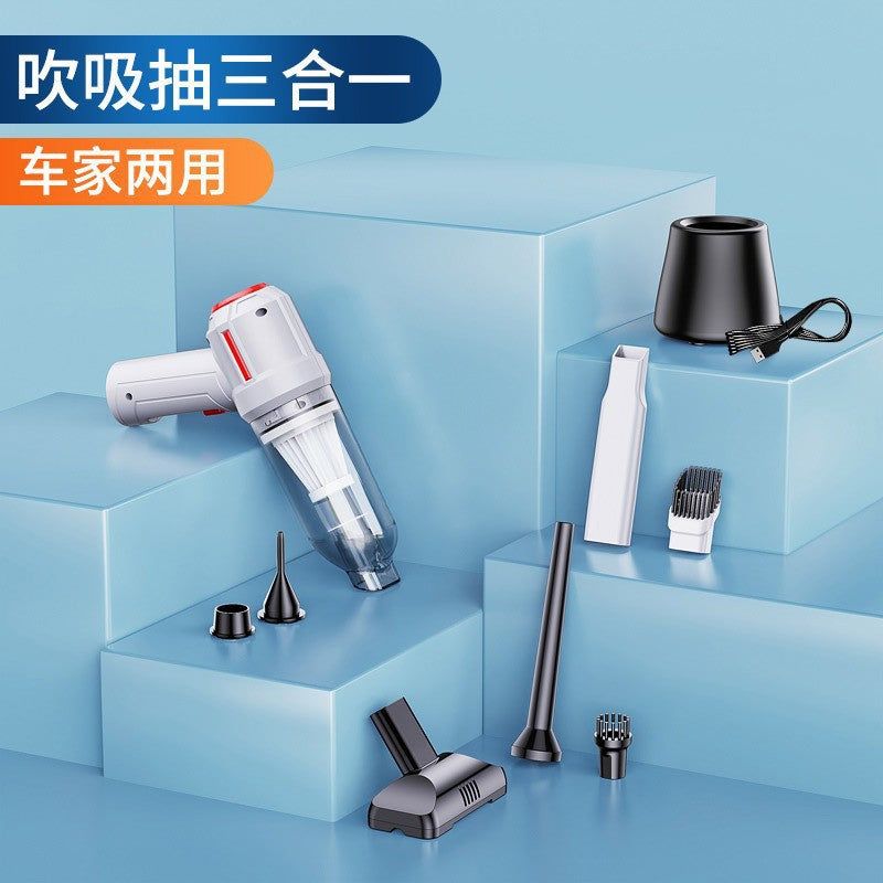 image-Car Vacuum Cleaner Mini Handheld USB Rechargeable 6000PA