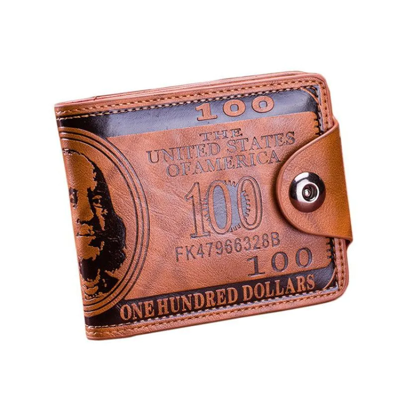 image-Wallet Men's Bifold Multi-Card Buckle