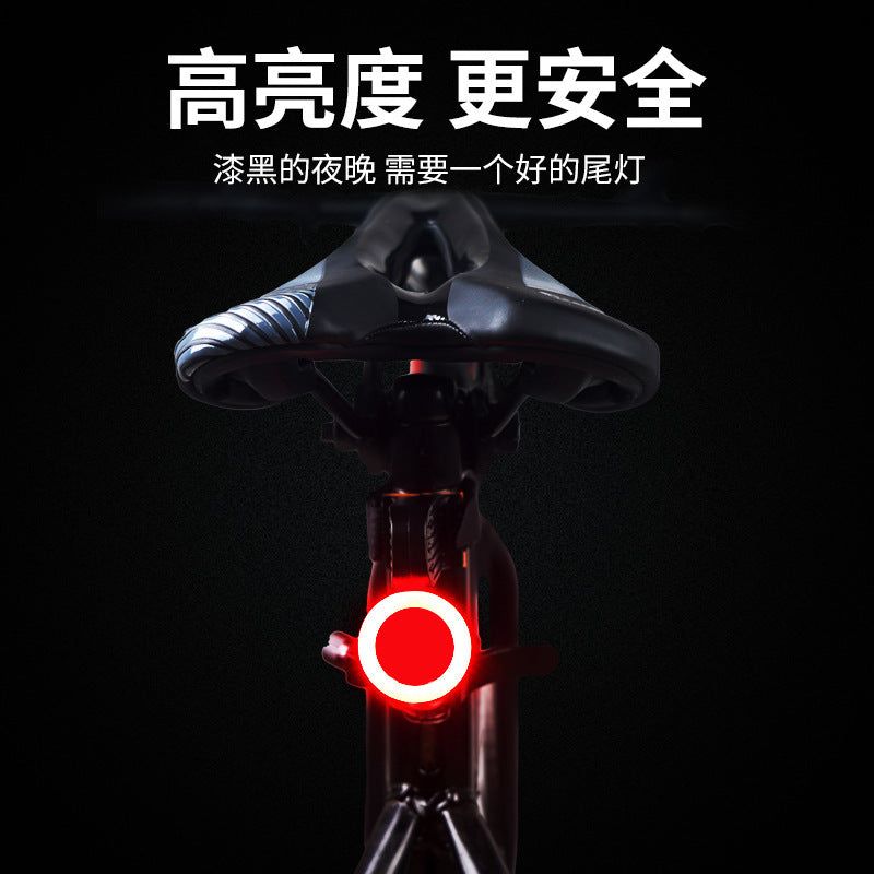 image-Bicycle Taillight - Love Heart Design Red Warning Light