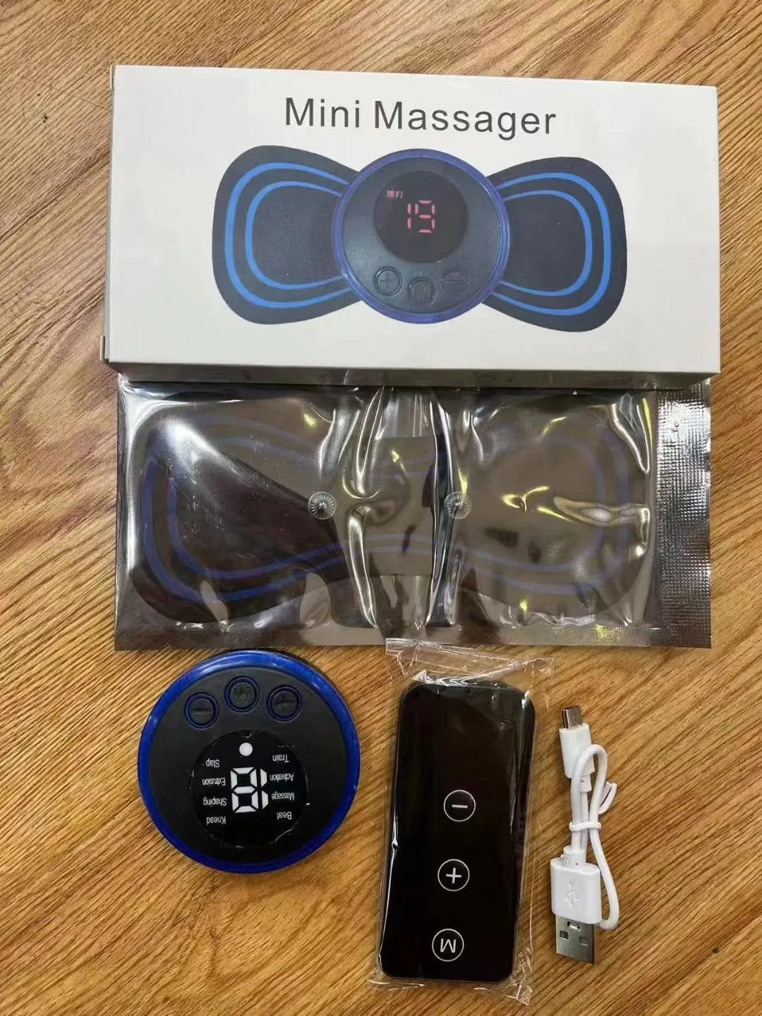 image-Portable Microcurrent Neck Massager - EMS Shoulder & Neck Patch YCY-301