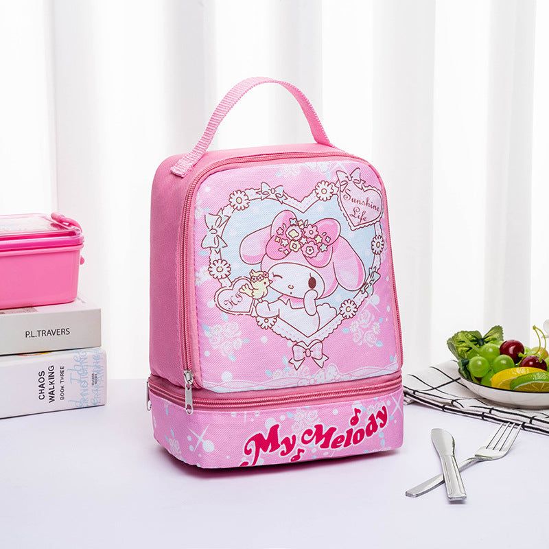 image-Children's Handbag Lunch Box Bag - Multi-functional Storage