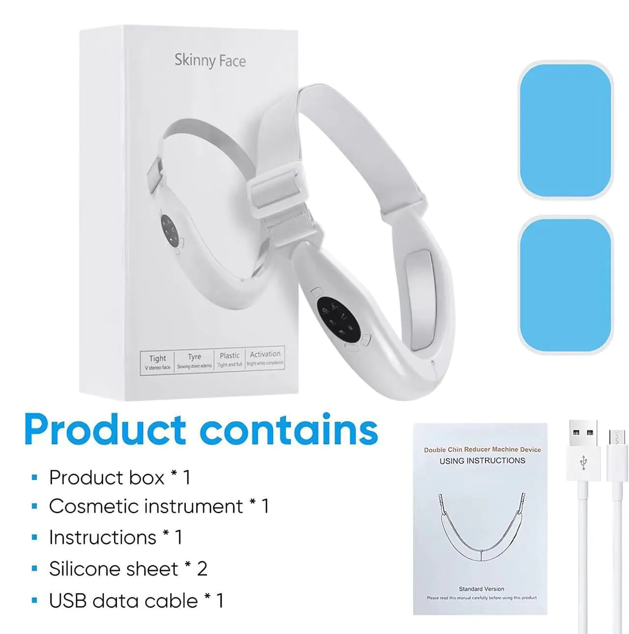 image-Calleson HY18 Face Slimming Device - White IPX7