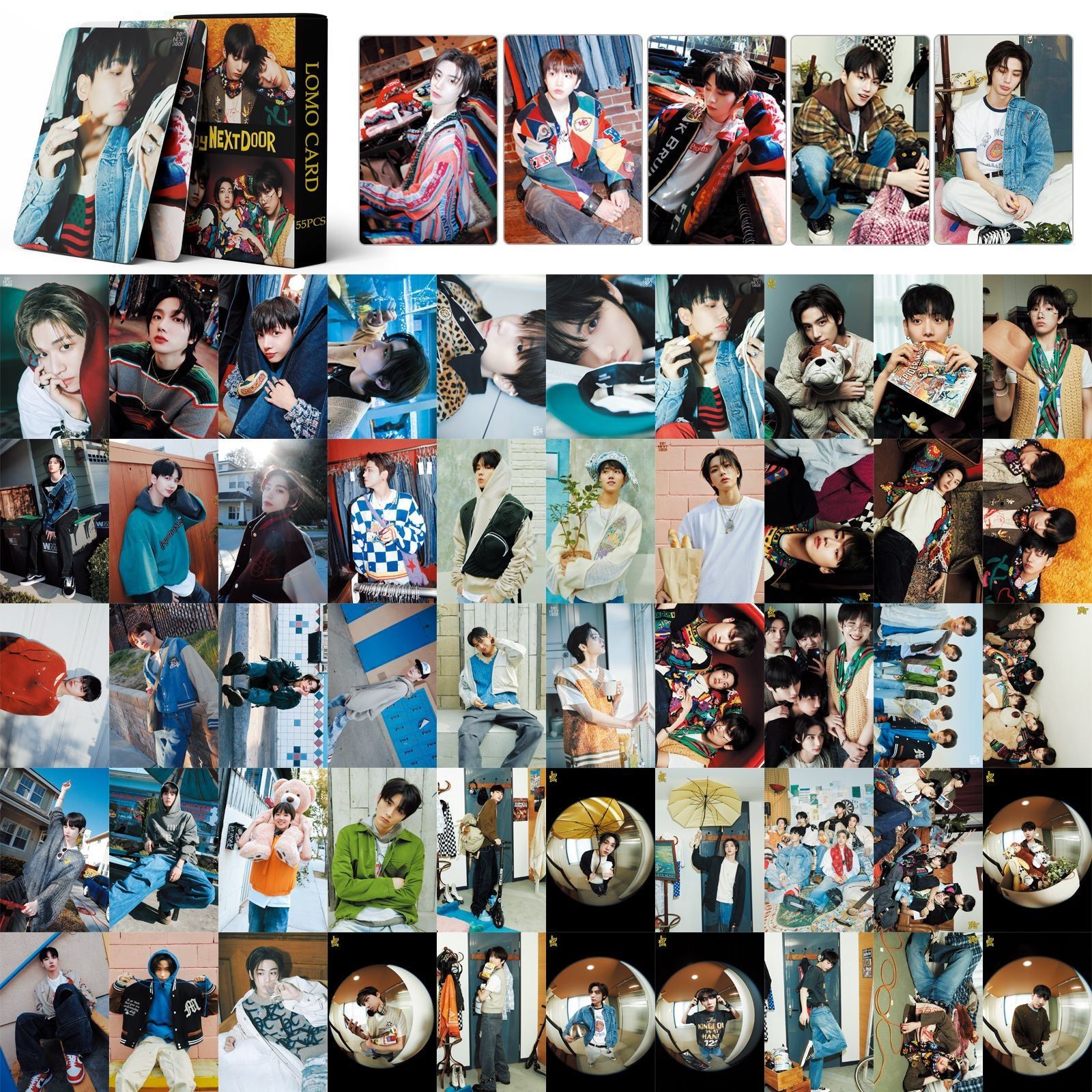 image-Spot 55 Cards - BOY NEXT DOOR