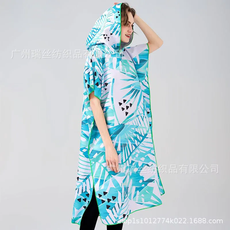 image-Reese Microfiber Beach Changing Robe Pink