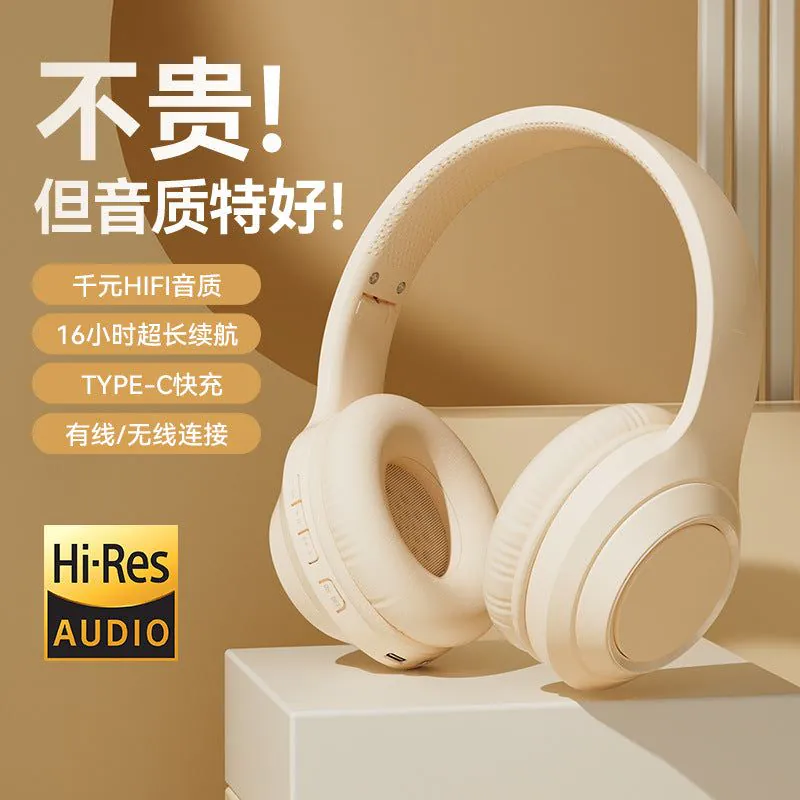 image-Bluetooth Gaming Headset - Black Foldable IPX3