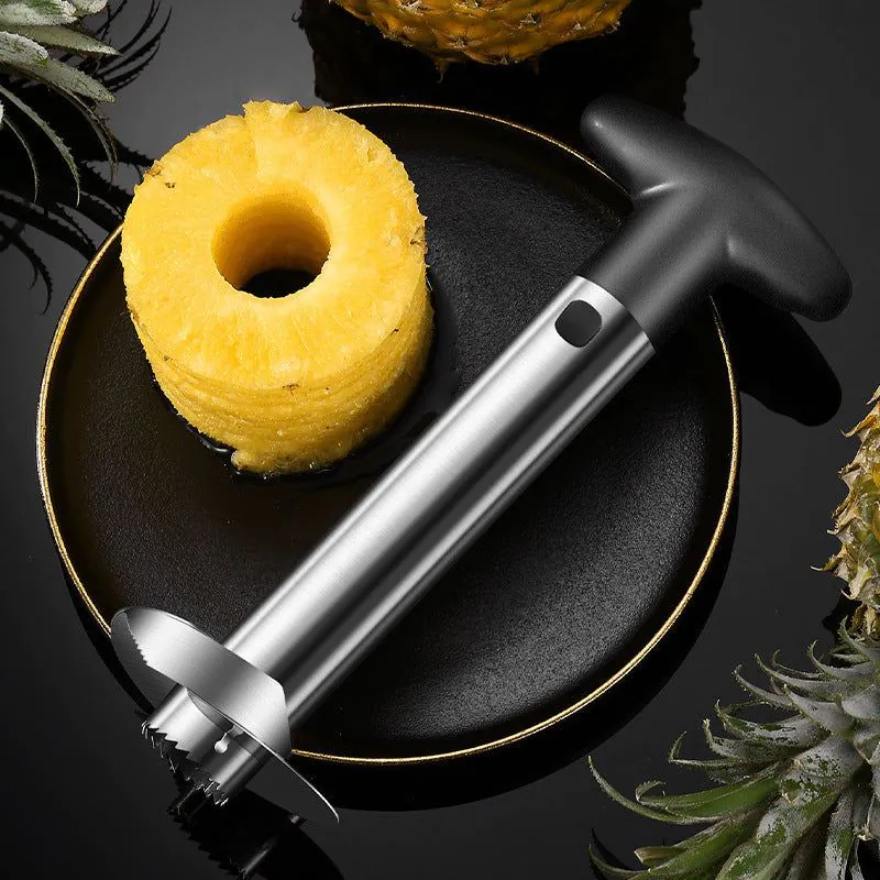 image-Stainless Steel Pineapple Knife - Black