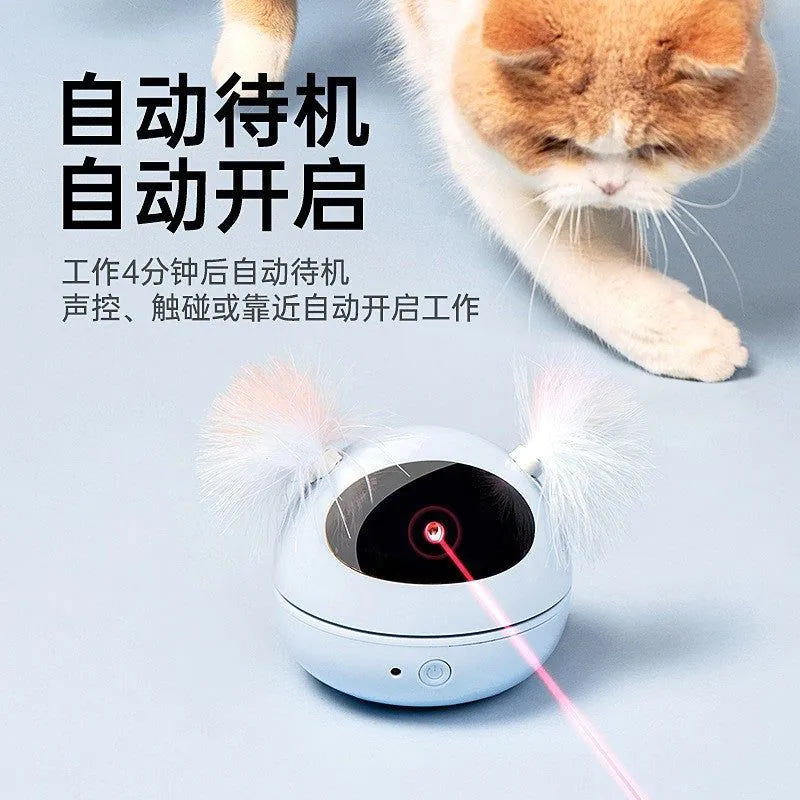 image-Electric Cat Toy Laser Pen Stick - Automatic