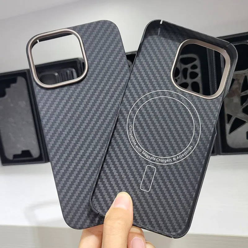 image-iPhone 14 Pro Max Case - Aramid Fiber Black