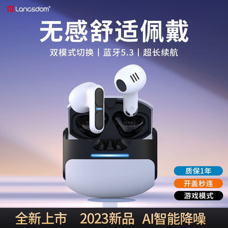 image-Wireless Bluetooth Gaming Headset - Waterproof In-Ear