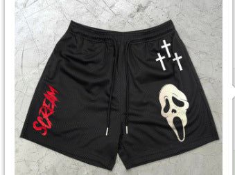 image-Men's Summer Shorts - Quick-Dry Polyester Casual