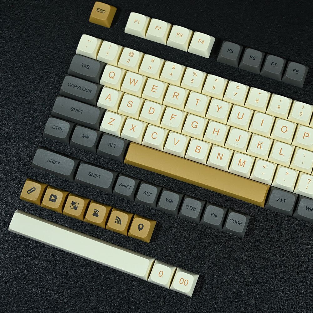 image-XDA 125-Key Mechanical Keyboard Keycap Set - Green Axis