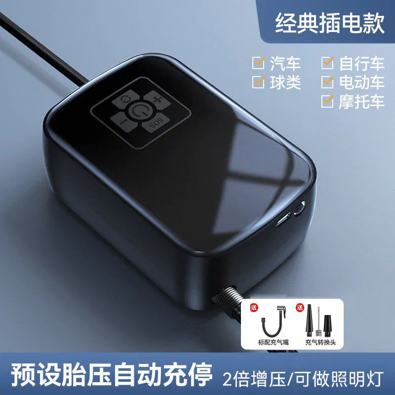 image-Car Wireless Air Pump 100W USB Charging