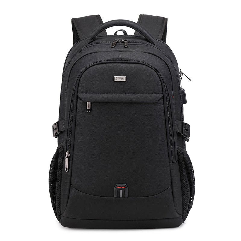 image-Men's Large Capacity 15" Laptop Backpack - Star Blue Oxford Cloth