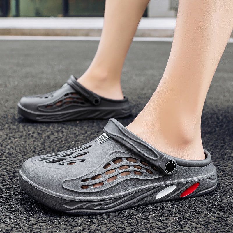 image-Mens Beach Sandals Grey 48-49 Vulcanized Rubber