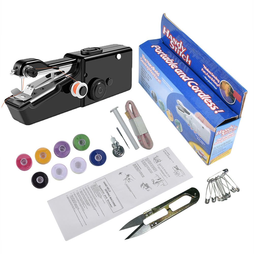 image-Portable Hand-Held Sewing Machine - USB Charging 