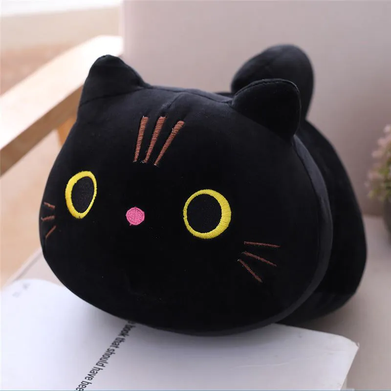image-Cat Plush Toy Doll - White 50cm Soft