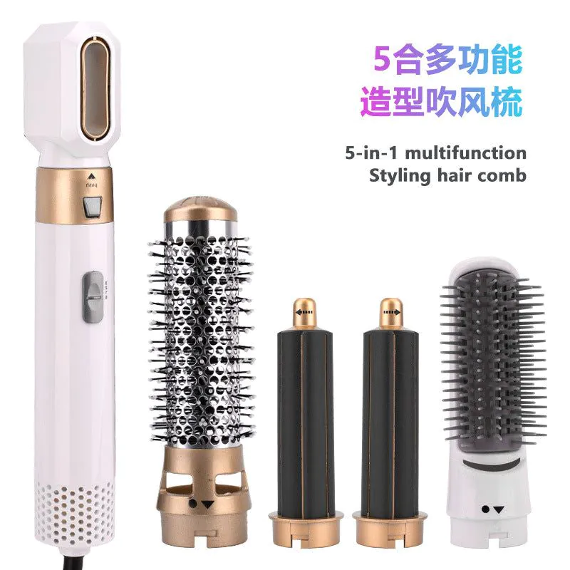 image-Five-in-one Hot Air Comb Curling Iron - Automatic Dual-purpose