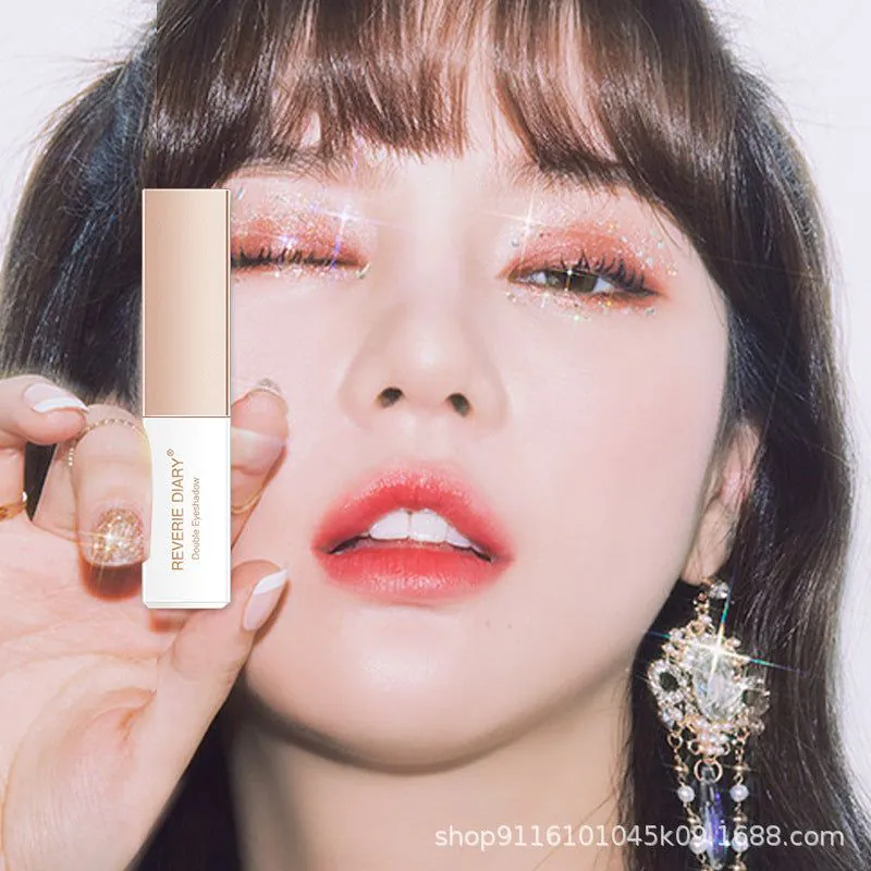 image-Eyeshadow Stick - Rose Gold Two-Color Gradient