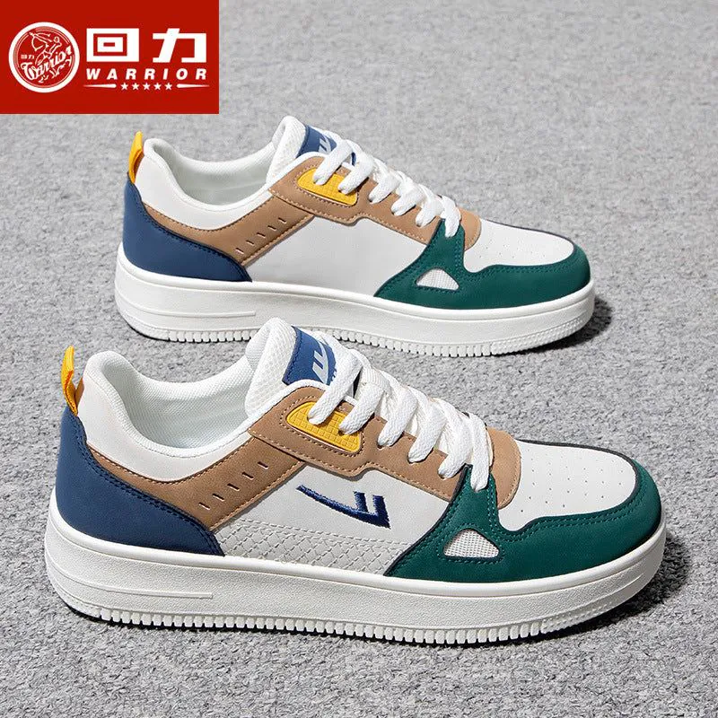 image-Warrior Pull Back Unisex Casual Sneakers White