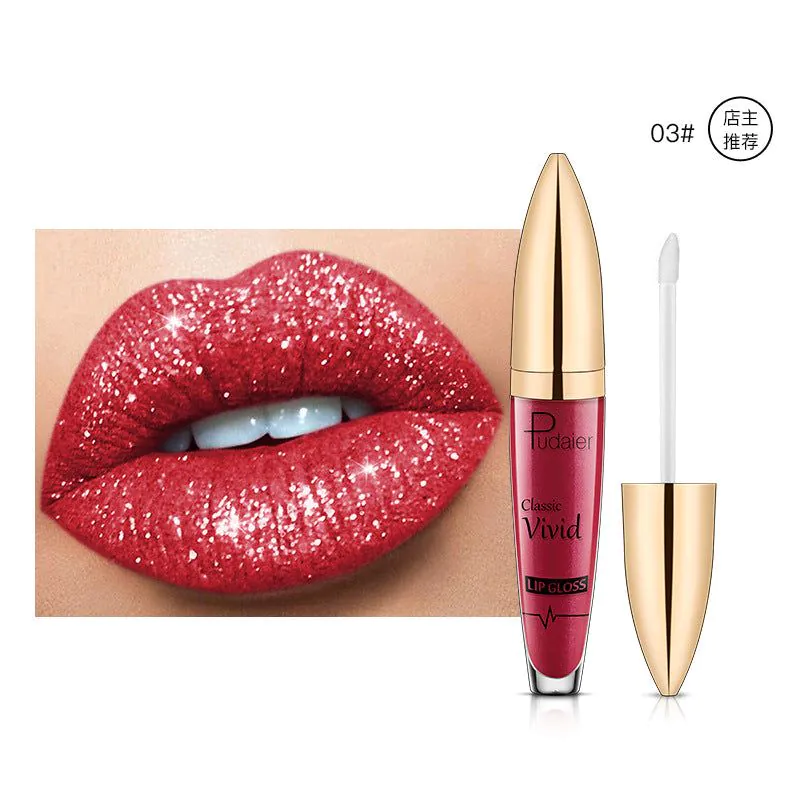 image-Pudaier Pearlescent Lip Gloss - Matte Waterproof 19#