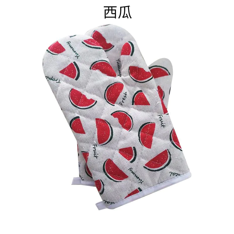 image-Microwave Oven Gloves Heat Resistant - White