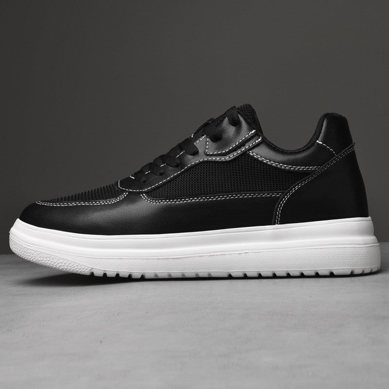 image-Men's Height-Increasing Sneakers White 10CM