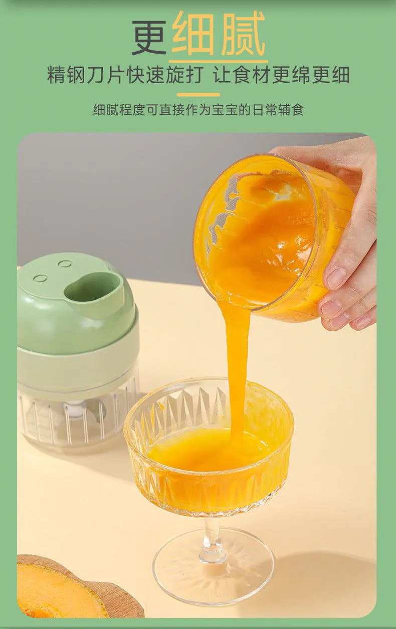 image-Gatling Electric Garlic Cutter - Multifunctional