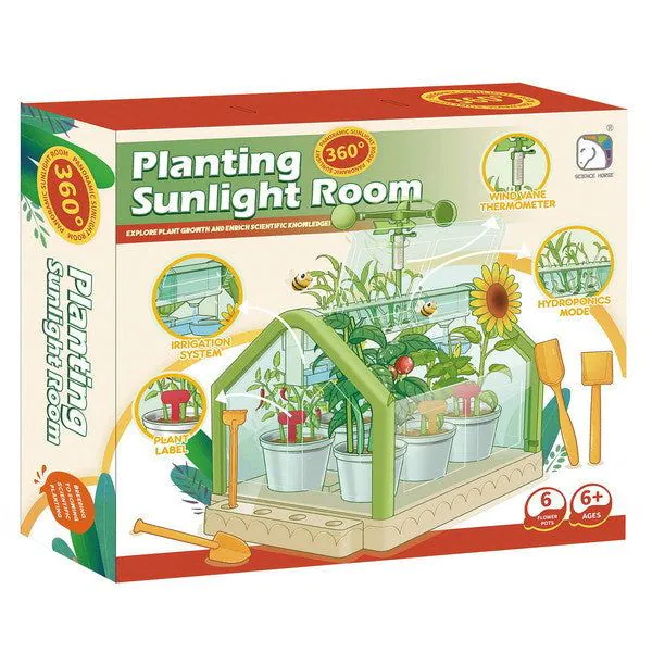 image-Children's DIY Microscope Set - Educational Science Kit