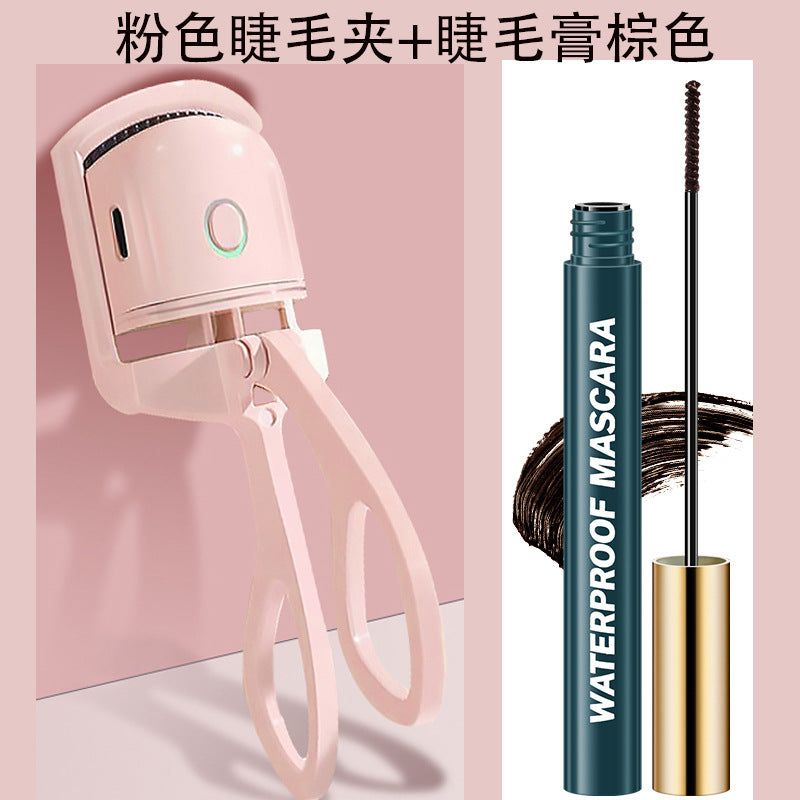 image-Electric Eyelash Curler - Long-Lasting Heat