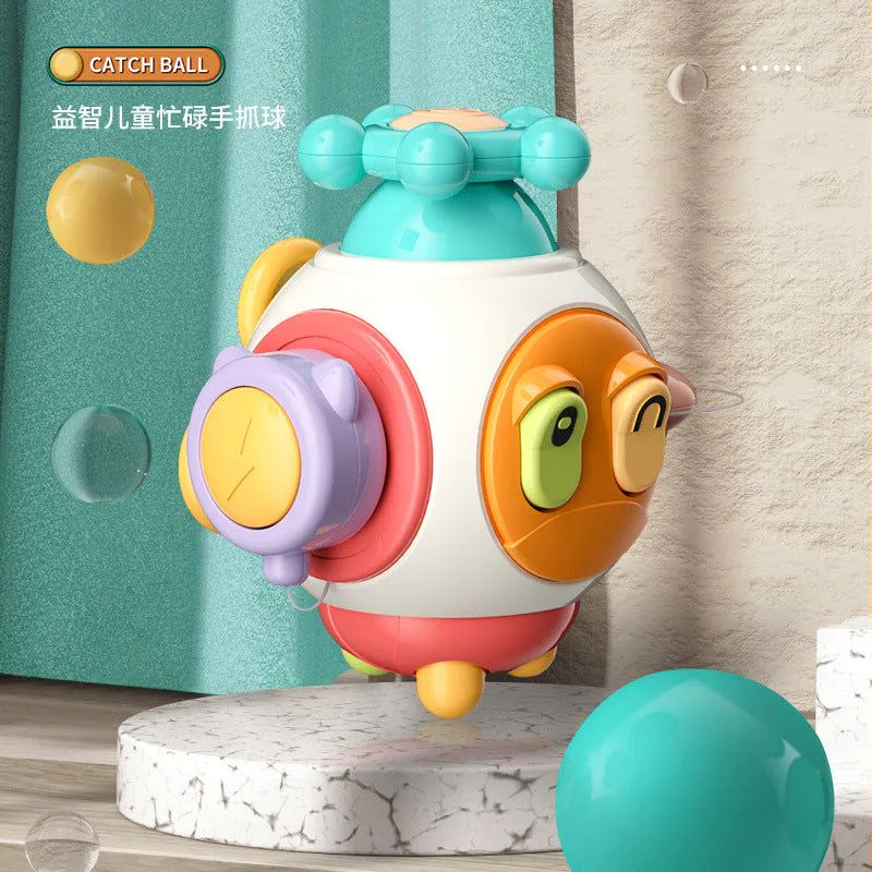 image-Baby Sensory Activity Cube - Manhattan Ball Busy Board