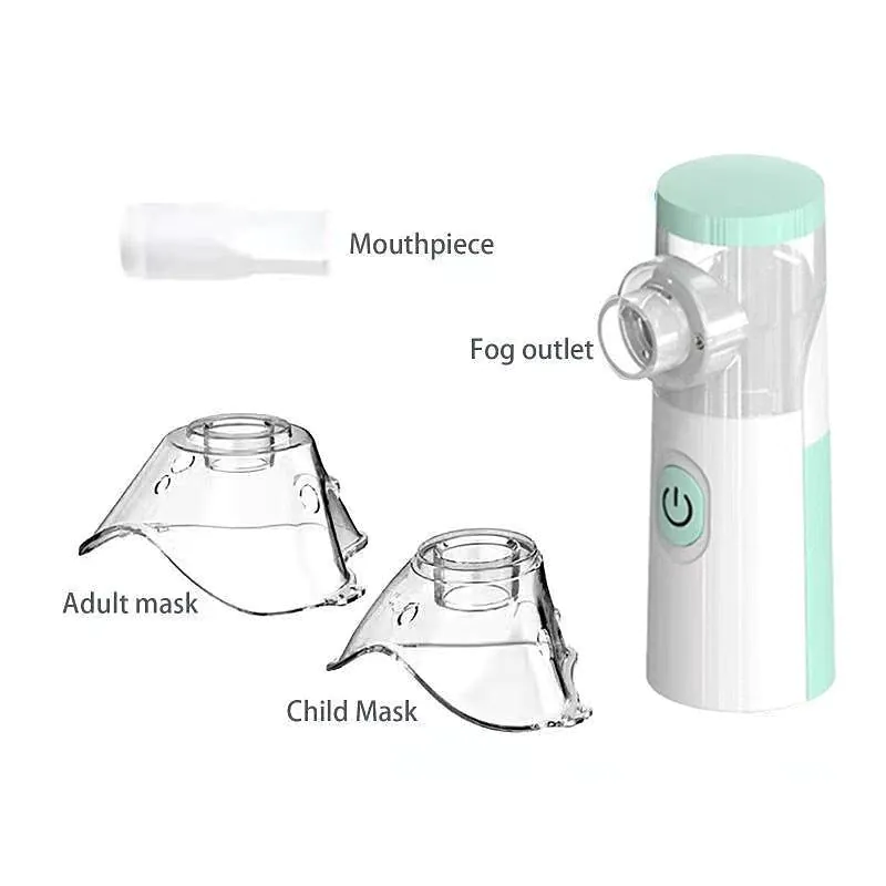 image-Handheld Mesh Nebulizer - Medical Grade Portable USB