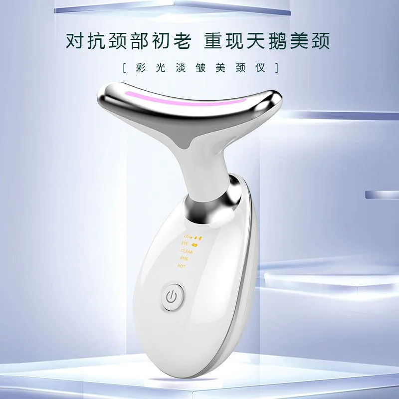 image-Neck Beauty Device Massager - Black Lifting