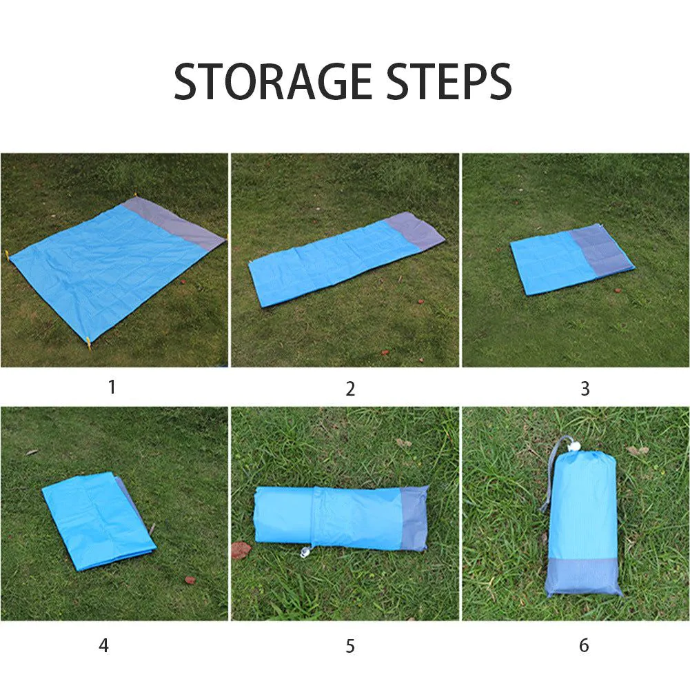 image-Beach Mat Waterproof Ultra-Thin Portable Picnic Ground Cloth