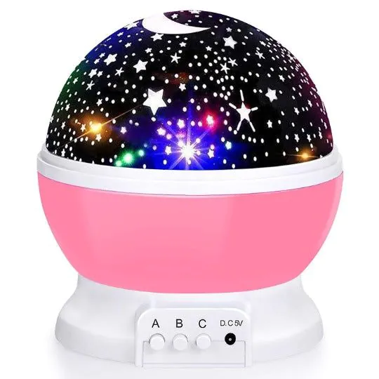 image-LED Starry Sky Projector Night Light - USB Rotating