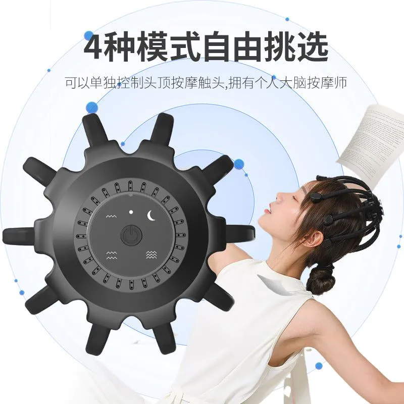 image-Scalp Massager - Bluetooth 8-Claw Electric Head Massage