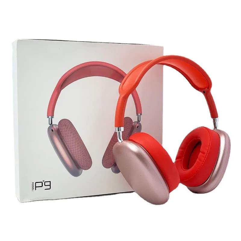 image-P9 Bluetooth Headphones - Green Over-Ear Wireless