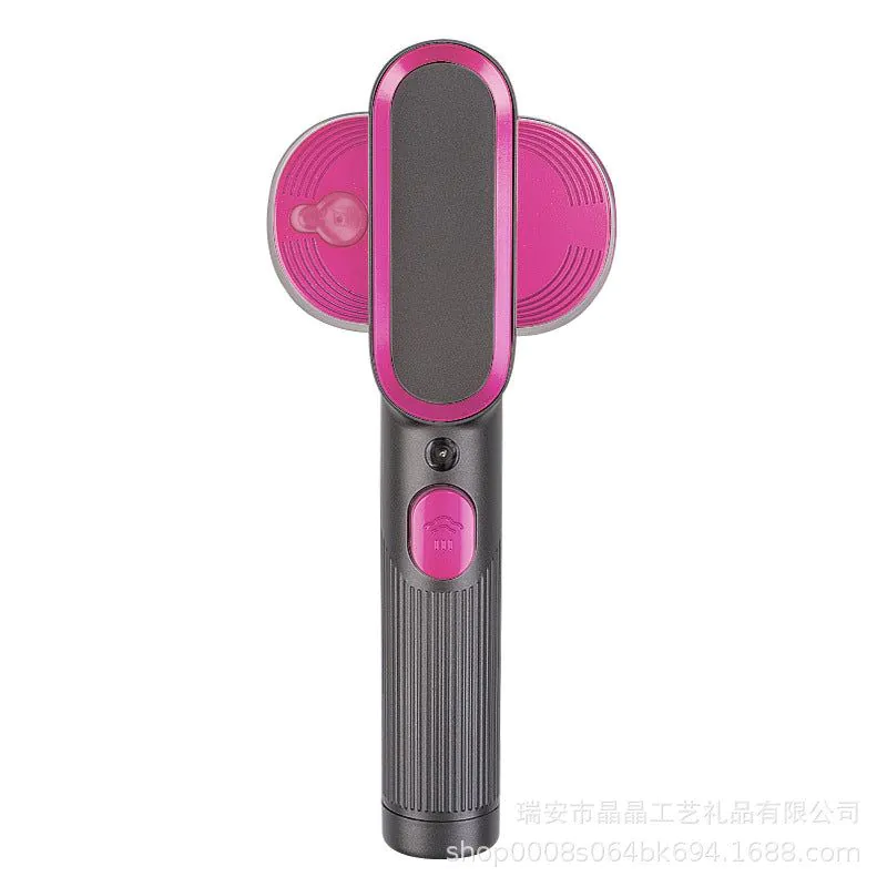 image-Zi Ning Mini Steamer - Rose Red 1000W Handheld Ironing Machine