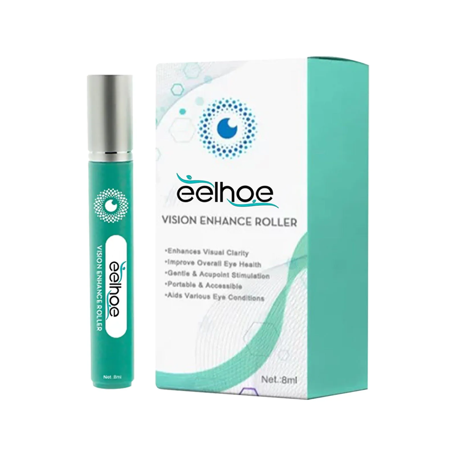 image-EELHOE Eye Massage Roller - Dry Eyes & Fatigue Relief