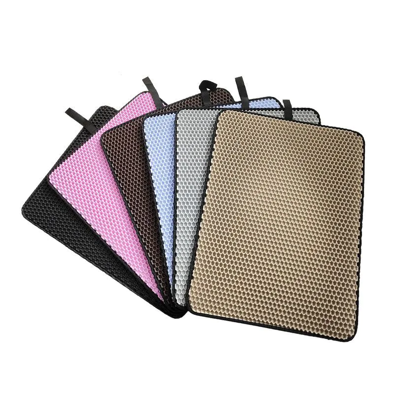 image-Hongxin Technology Double-Layer EVA Cat Litter Mat 55*75