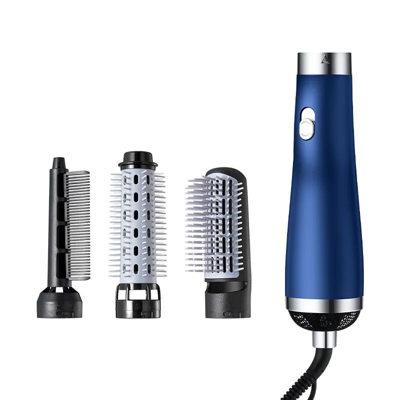 image-Multi-in-1 Hair Dryer Straightener Curler - 750W White