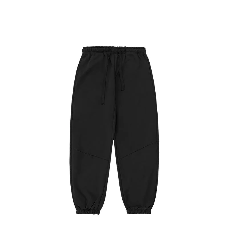 image-INF Men's Casual Pants Black 53% Polyester