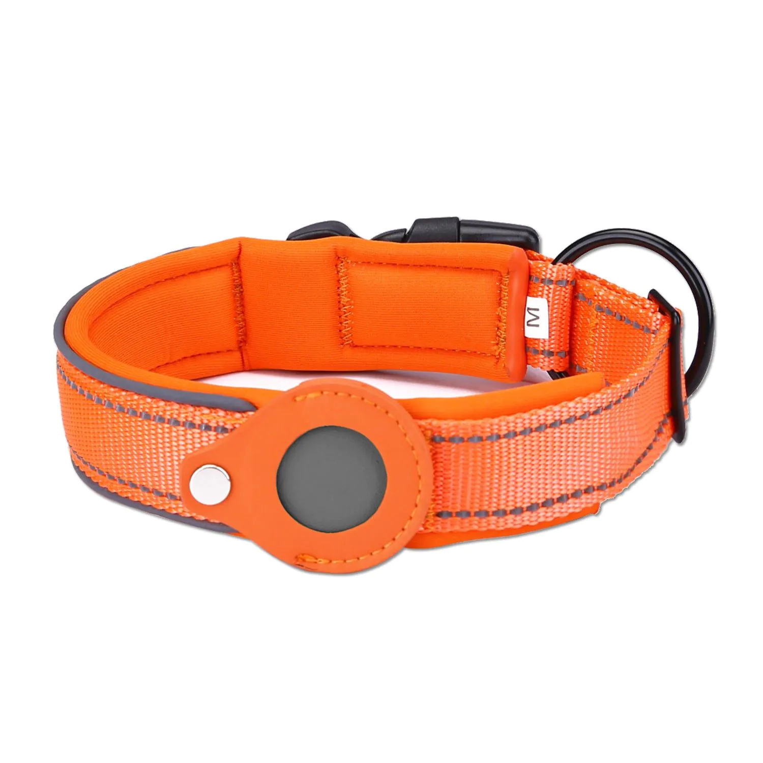 image-Airtag Pet Collar Case - Nylon XL Black