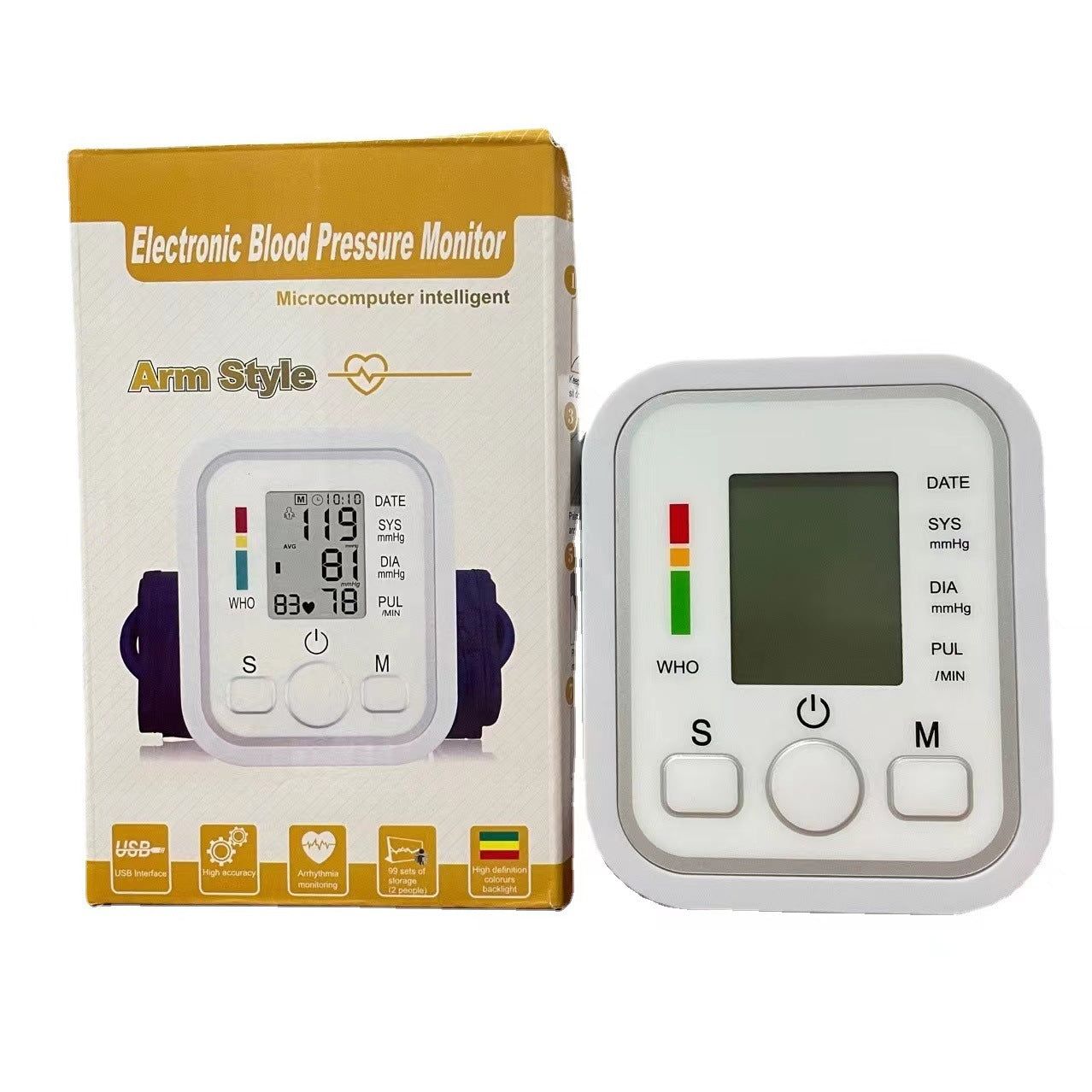 image-Electronic Sphygmomanometer USB Model, 320, BW-750