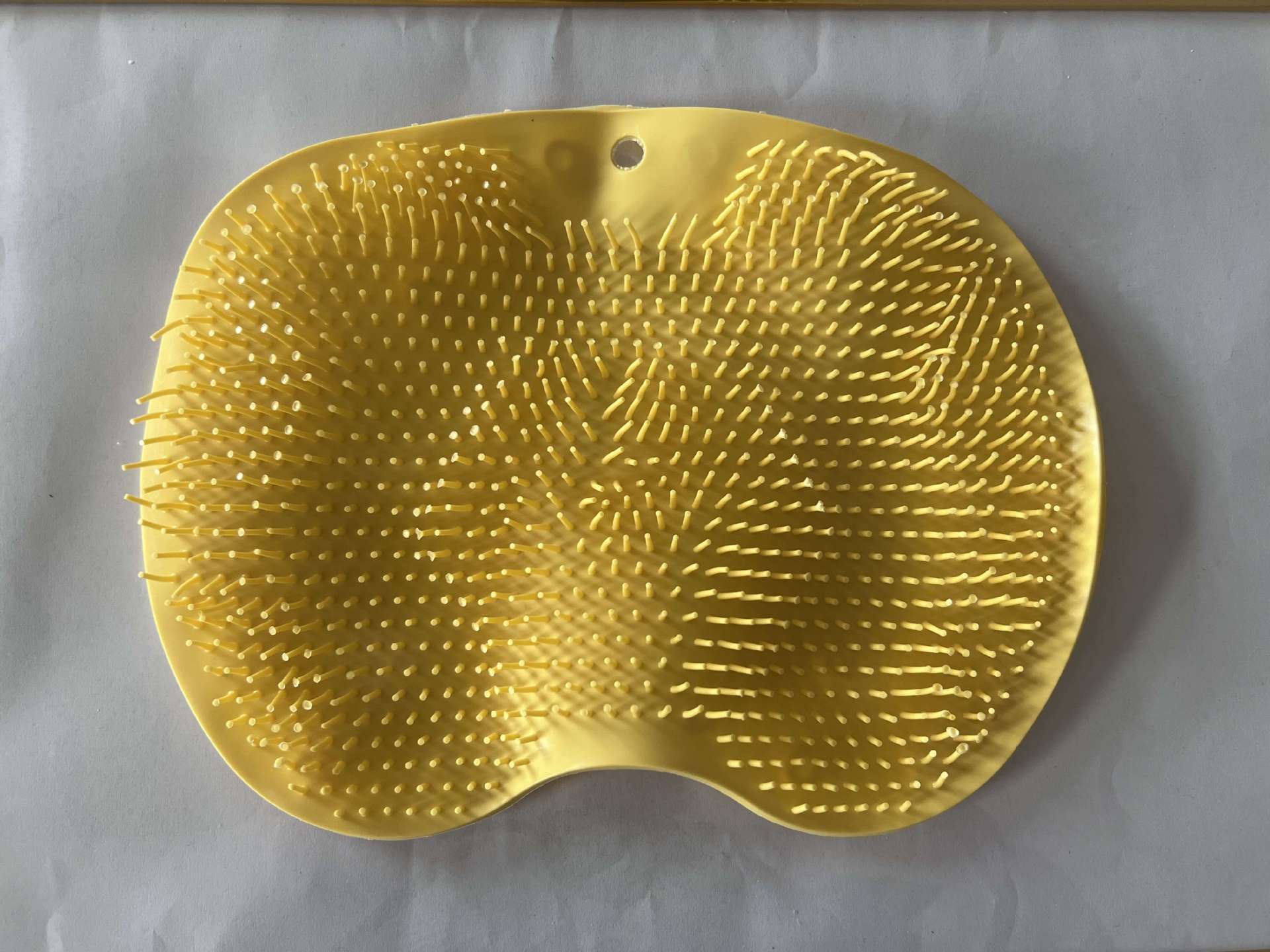 image-Silicone Foot Massage Mat - Bath Brush Back Scrub