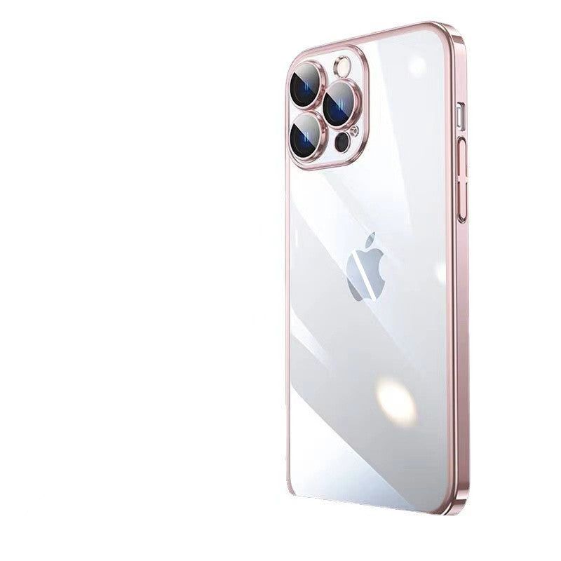 image-iPhone 12 PC Case - Transparent Plating Lens Film